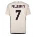AS Roma Lorenzo Pellegrini #7 Borte Drakt 2023-24 Kortermet